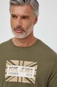 Pepe Jeans t-shirt bawełniany CREDICK zielony PM509232