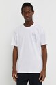 Les Deux t-shirt bawełniany LDM101160 biały SS24