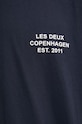 Хлопковая футболка Les Deux LDM101165 тёмно-синий
