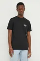 чёрный Хлопковая футболка Les Deux
