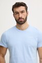 Хлопковая футболка Polo Ralph Lauren голубой 714931650