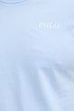 Βαμβακερό μπλουζάκι Polo Ralph Lauren 714931650 μπλε
