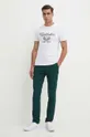 Βαμβακερό μπλουζάκι Polo Ralph Lauren μπεζ