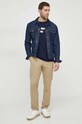 Памучна тениска Polo Ralph Lauren 710750444 тъмносин AW24