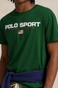 Polo Ralph Lauren tricou din bumbac verde 710750444