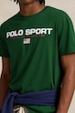 Polo Ralph Lauren tricou din bumbac verde 710750444