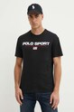 Polo Ralph Lauren t-shirt bawełniany czarny 710750444