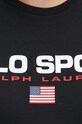 Polo Ralph Lauren t-shirt bawełniany 710750444 czarny