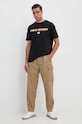 Polo Ralph Lauren pamut póló 710750444 fekete AW24