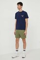 Polo Ralph Lauren t-shirt bawełniany 710938452 granatowy AW24