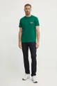 Bombažna kratka majica Polo Ralph Lauren zelena
