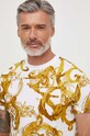 Versace Jeans Couture t-shirt bawełniany biały 76GAH6S0