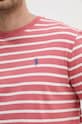 Бавовняна футболка Polo Ralph Lauren 710934662 рожевий