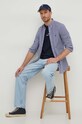 Polo Ralph Lauren tricou din bumbac 710936585 bleumarin SS25