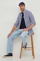 Polo Ralph Lauren tricou din bumbac 710936585 bleumarin SS25