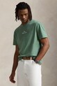 Одежда Хлопковая футболка Polo Ralph Lauren 710936585 зелёный