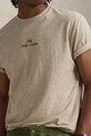 Pamučna majica Polo Ralph Lauren bež 710936585
