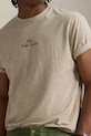 Памучна тениска Polo Ralph Lauren бежов 710936585
