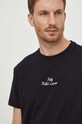 Одежда Хлопковая футболка Polo Ralph Lauren 710936585 чёрный