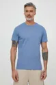 niebieski BALR. t-shirt bawełniany Męski