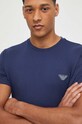 Emporio Armani Underwear tricou din bumbac uni bleumarin 211818.4R463