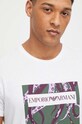 Βαμβακερό μπλουζάκι Emporio Armani Underwear 0 211818.4R469 λευκό SS24