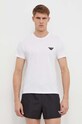 Emporio Armani Underwear t-shirt plażowy bawełniany biały 211818.4R483