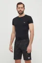 črna Majica lounge Emporio Armani Underwear Moški
