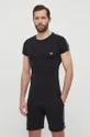 fekete Emporio Armani Underwear póló otthoni viseletre