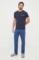 Odzież Emporio Armani Underwear t-shirt lounge 2-pack 111267.4R717 granatowy