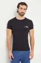 czarny Emporio Armani Underwear t-shirt lounge 2-pack Męski