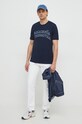 Aeronautica Militare tricou din bumbac TS2203J629 bleumarin SS24