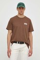 Хлопковая футболка Pepe Jeans CORBUS коричневый PM509377