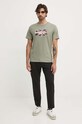 Pepe Jeans t-shirt bawełniany Clag PM509384 zielony AW25