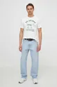 Bombažna kratka majica Pepe Jeans bela