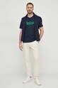 Pepe Jeans t-shirt bawełniany CLAUDE PM509390 granatowy SS24