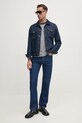 Бавовняна футболка Pepe Jeans CANE PM509391 темно-синій SS25