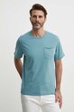 Pepe Jeans t-shirt bawełniany Single Carrinson niebieski PM509392