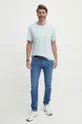 Pepe Jeans t-shirt in cotone Single Carrinson blu
