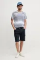 Βαμβακερό μπλουζάκι Pepe Jeans PM509407 λευκό SS25