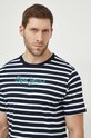 Pepe Jeans pamut póló sötétkék PM509407