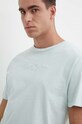 Pepe Jeans t-shirt bawełniany EMB EGGO turkusowy PM509418