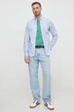 Памучна тениска Pepe Jeans EMB EGGO PM509418 зелен AW24