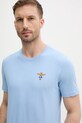 Aeronautica Militare t-shirt bawełniany niebieski TS1580J372