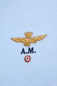 Aeronautica Militare t-shirt bawełniany TS1580J372 niebieski