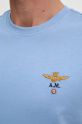 Aeronautica Militare t-shirt in cotone TS1580J372 blu