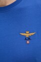 Aeronautica Militare t-shirt in cotone TS1580J372 blu
