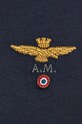 Aeronautica Militare t-shirt bawełniany TS1580J372 granatowy