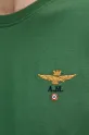 Aeronautica Militare t-shirt bawełniany TS1580J372 zielony