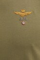 Aeronautica Militare t-shirt bawełniany TS1580J372 zielony